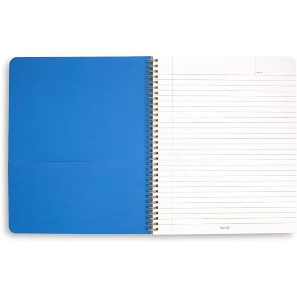 Rough Draft Large Spiral Notebook with Saying, 11